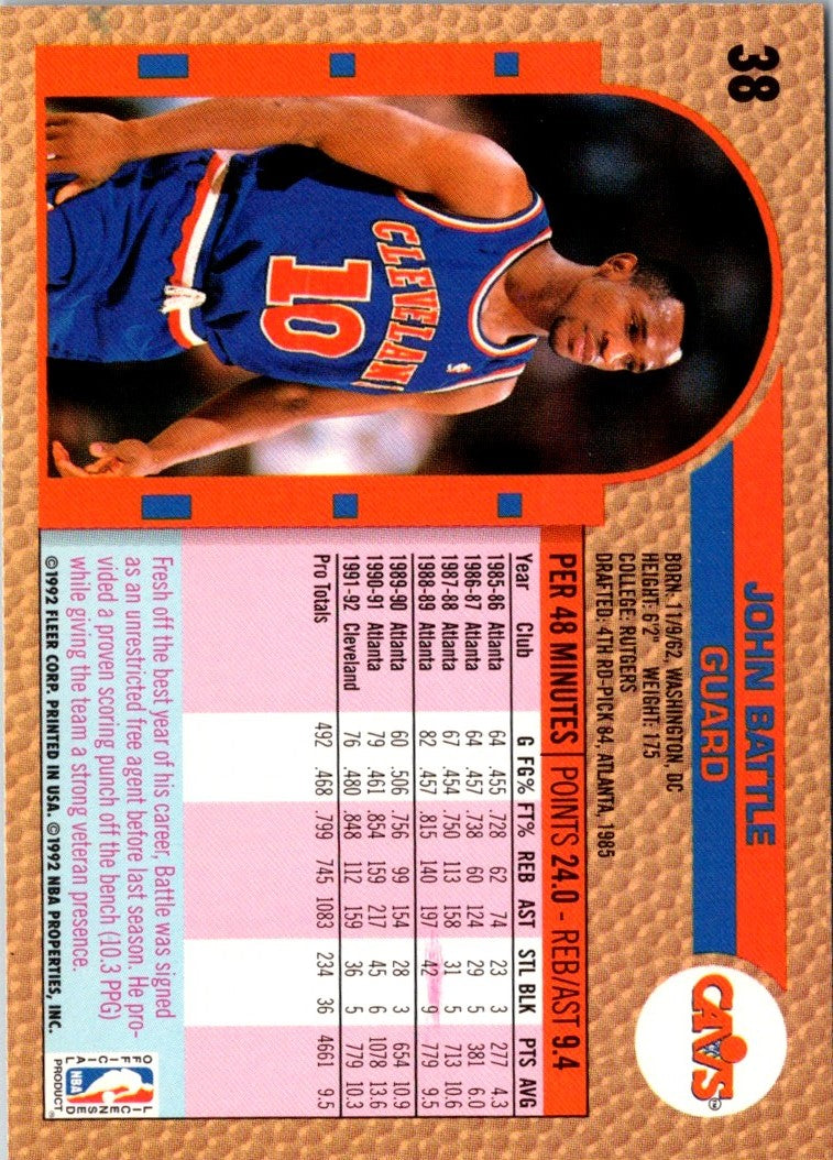1992 Fleer Larry Johnson