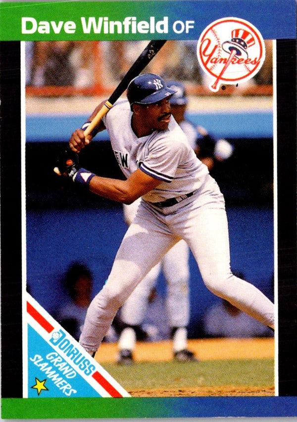 1989 Donruss Leaf Blue Chips Dave Winfield #6