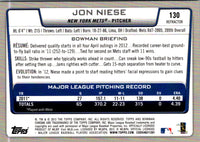 2012 Bowman Chrome Jon Niese #130