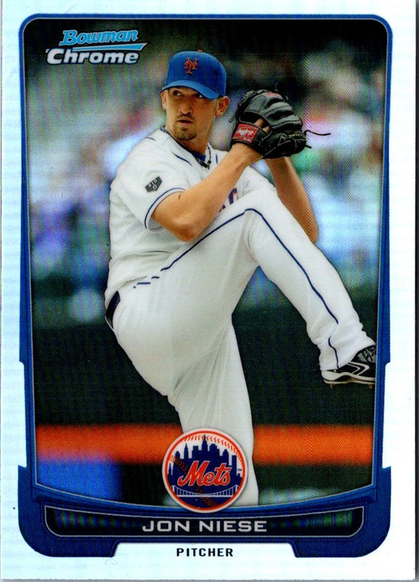 2012 Bowman Chrome Jon Niese #130