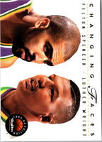 1993 SkyBox Felton Spencer/Luther Wright #317