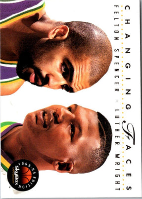 1993 SkyBox Felton Spencer/Luther Wright #317