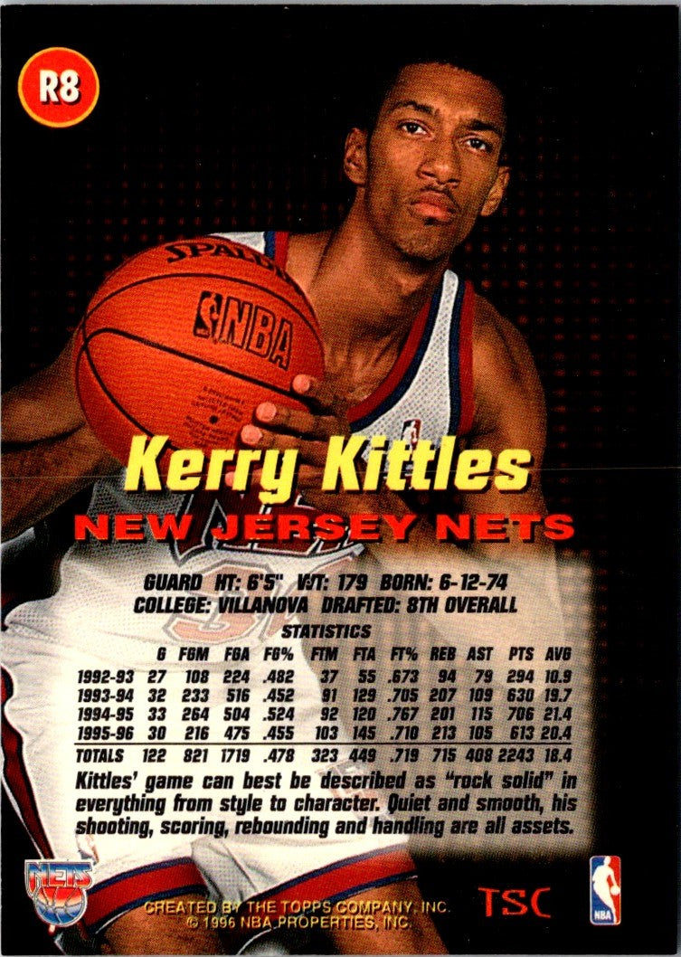 1996 Stadium Club Rookies I Kerry Kittles