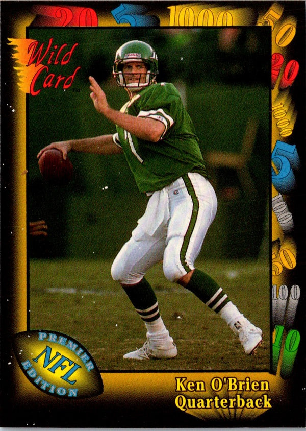 1991 Wild Card Ken O'Brien #20