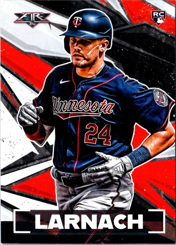 2021 Topps Fire Trevor Larnach #137 Rookie