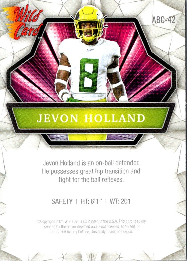 2021 Wild Card Jevon Holland