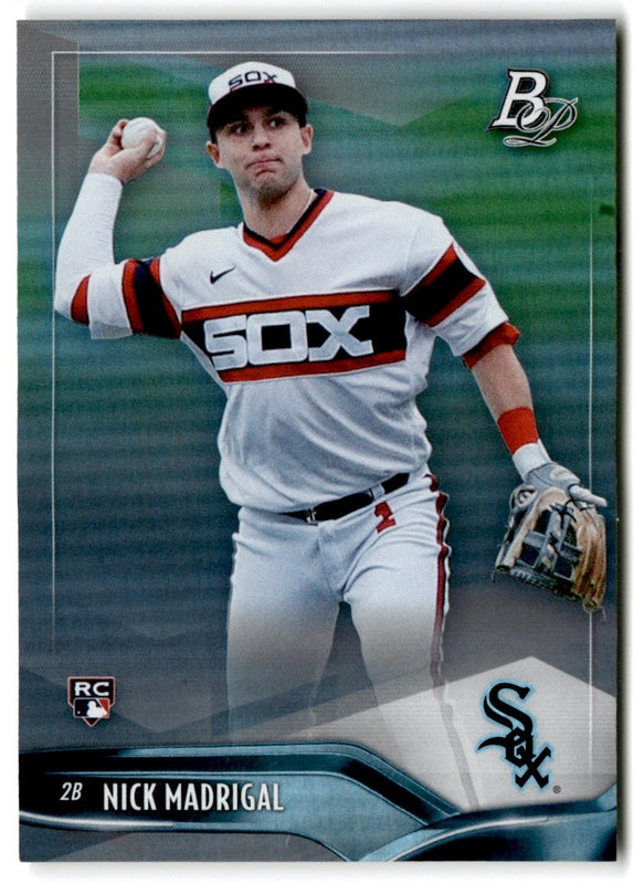 2021 Bowman Platinum Nick Madrigal #59 Rookie