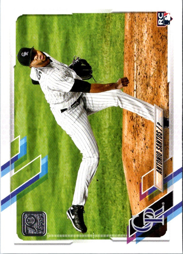 2021 Topps Update Antonio Santos #US85 Rookie