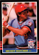 1985 Donruss Mickey Hatcher