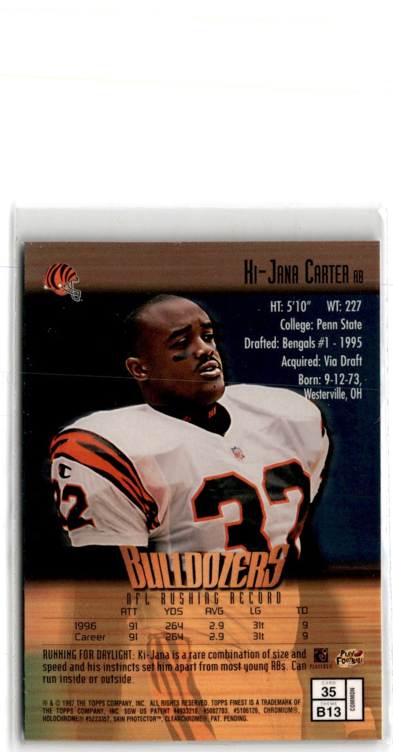 1997 Fleer Goudey Tittle Says Cris Carter