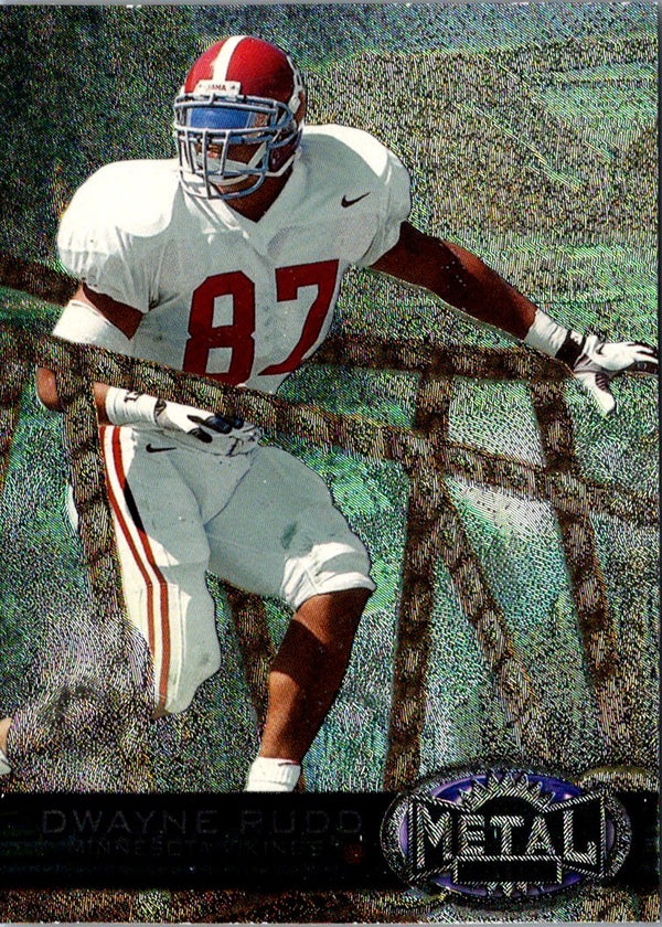 1997 Metal Universe Dwayne Rudd #180 Rookie