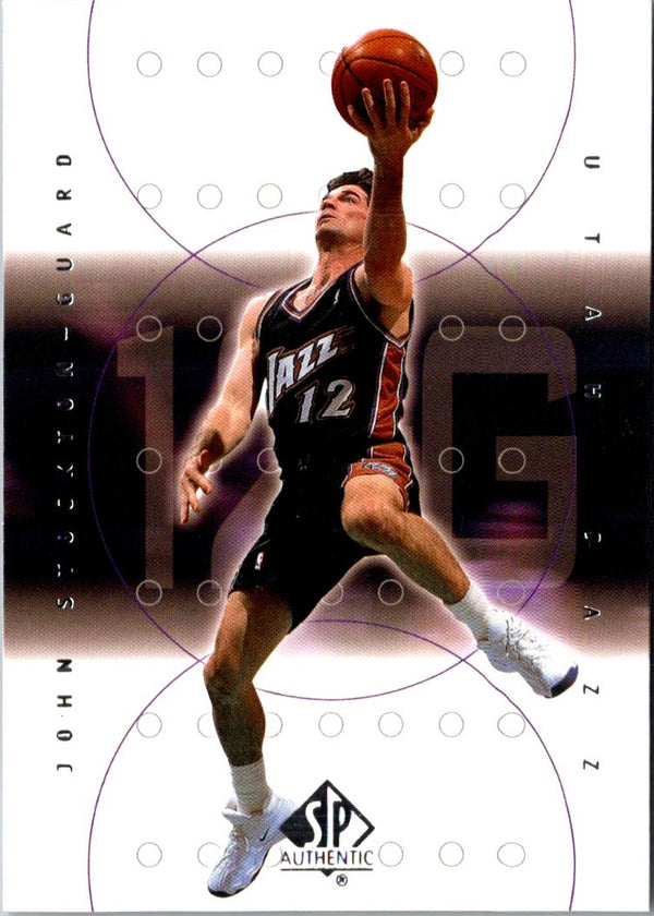 2001 Upper Deck Pros & Prospects John Stockton #83