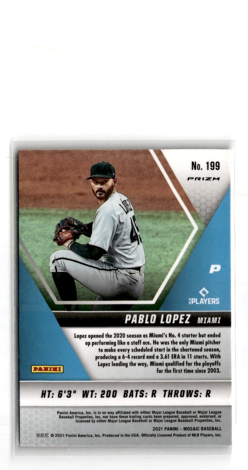 2021 Panini Mosaic Pink Camo Pablo Lopez