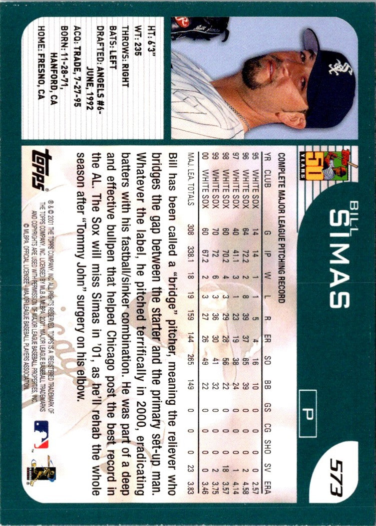 2001 Topps Bill Simas