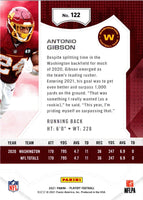 2021 Panini Playoff Antonio Gibson #122