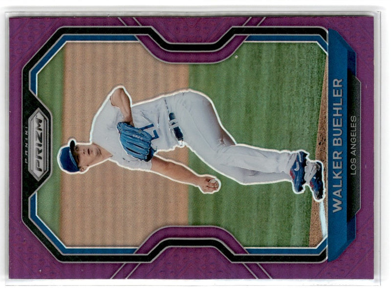 2021 Panini Prizm Purple Walker Buehler