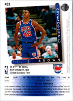 1993 Upper Deck P.J. Brown #403 Rookie