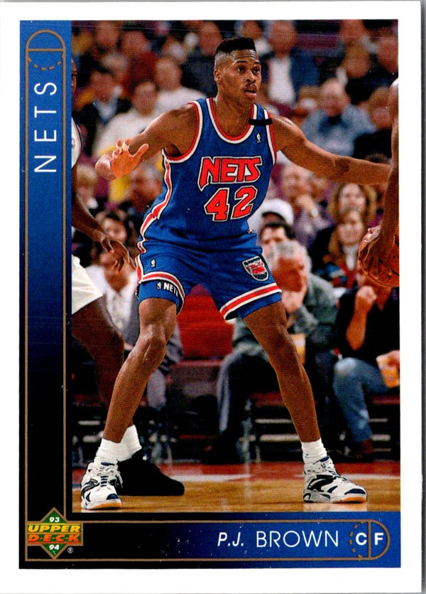 1993 Upper Deck P.J. Brown #403 Rookie