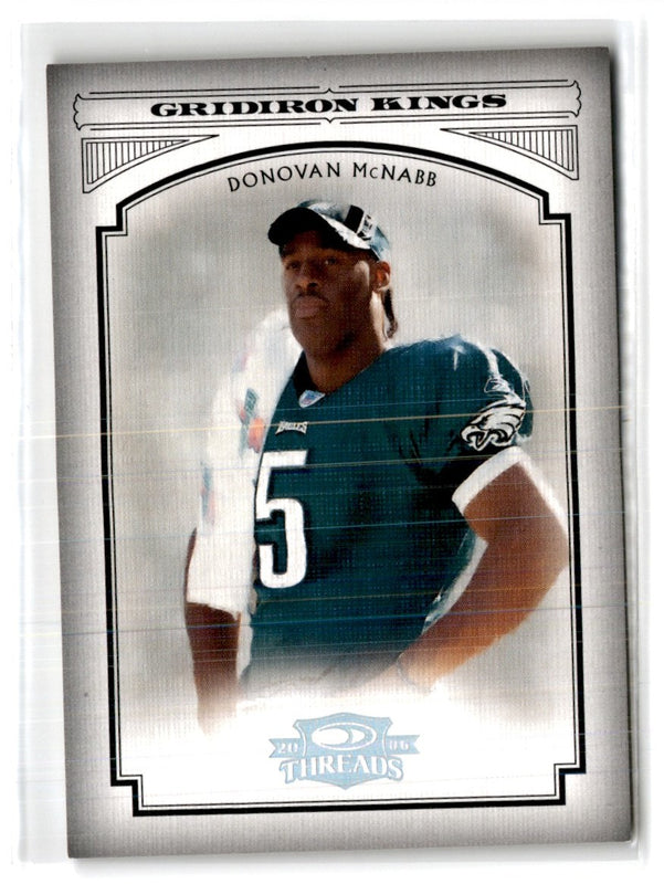 2006 Donruss Threads Pro Gridiron Kings Silver Holofoil Donovan McNabb #PGK-14 059/250