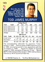 1990 Hoops Tod Murphy #189