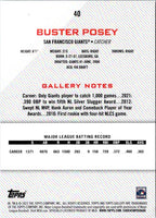2022 Topps Gallery Buster Posey #40