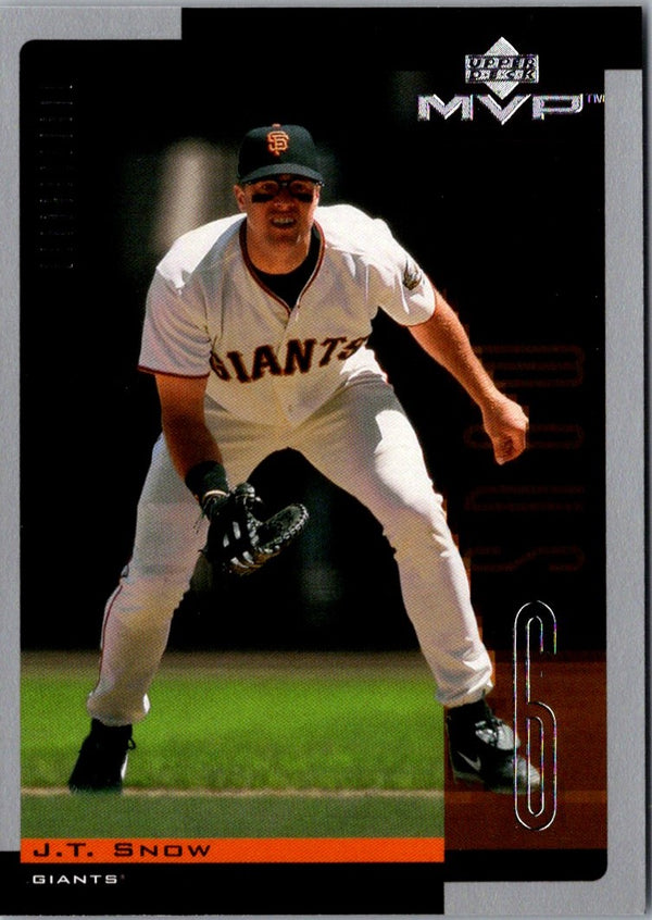 2001 Upper Deck MVP J.T. Snow #243