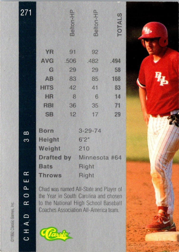 1992 Classic Best Scott Simmons