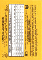 1987 Donruss Franklin Stubbs #299