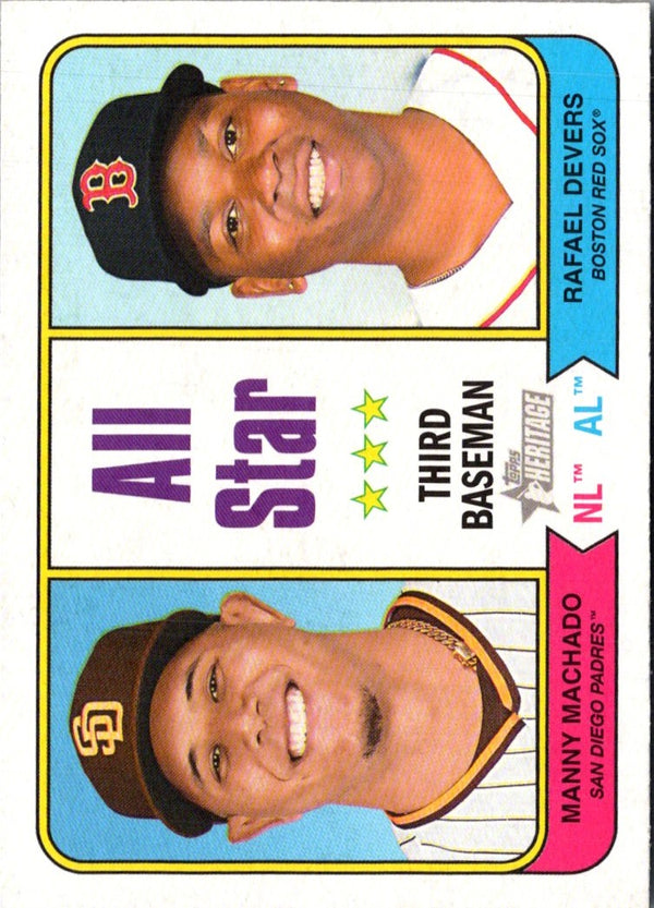 2023 Topps Heritage Manny Machado/Rafael Devers #334