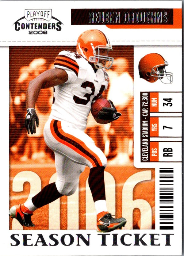 2006 Playoff Contenders Reuben Droughns #24