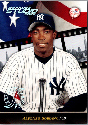 2002 Donruss Studio Proofs Alfonso Soriano #196 024/100