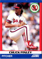 1991 Score 100 Superstars Chuck Finley #90