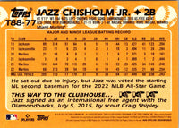 2022 Topps Miguel Rojas /Jazz Chisholm Jr. #TT-6