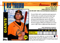 2021 Bowman Heritage Luis Toribio #198