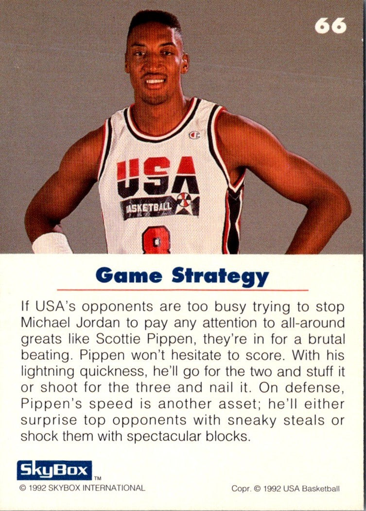 1992 SkyBox USA Scottie Pippen