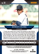 2021 Panini Prizm Edwar Colina