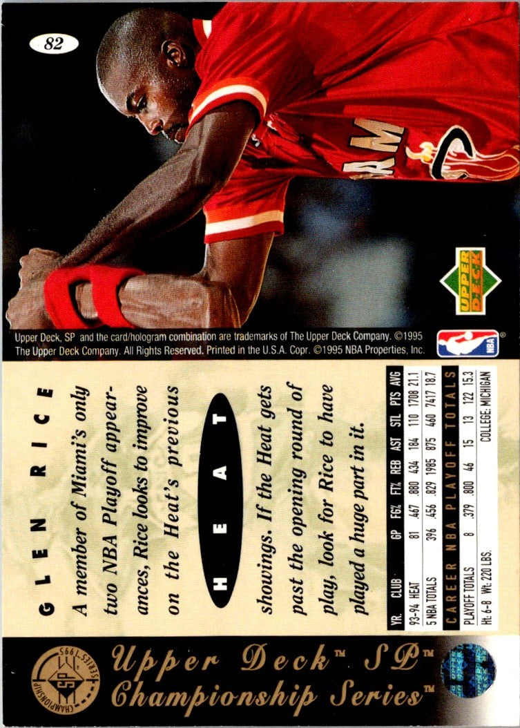 1994 SP Championship Glen Rice