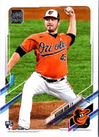 2021 Topps Orange Star Keegan Akin #562