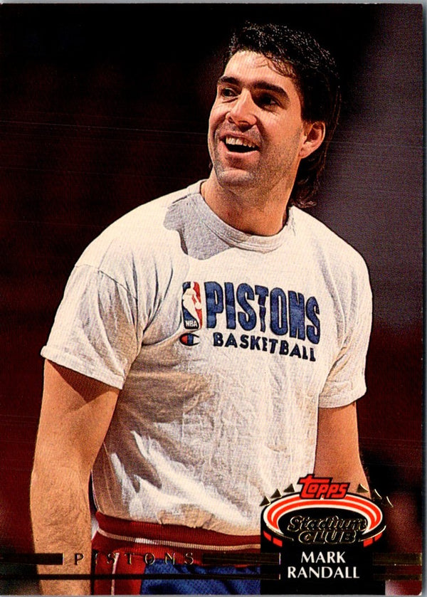 1992 Stadium Club Mark Randall #322