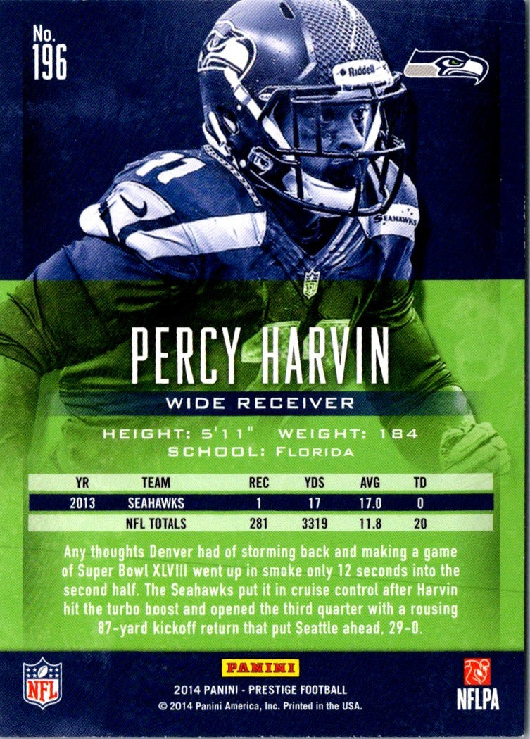 2014 Panini Prestige Percy Harvin