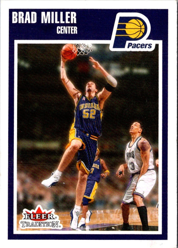 2002 Fleer Tradition Brad Miller #56