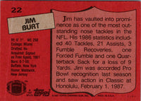 1987 Topps Jim Burt #22