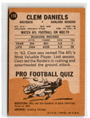 1967 Topps Clem Daniels