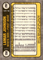 1981 Fleer Lamar Johnson #350