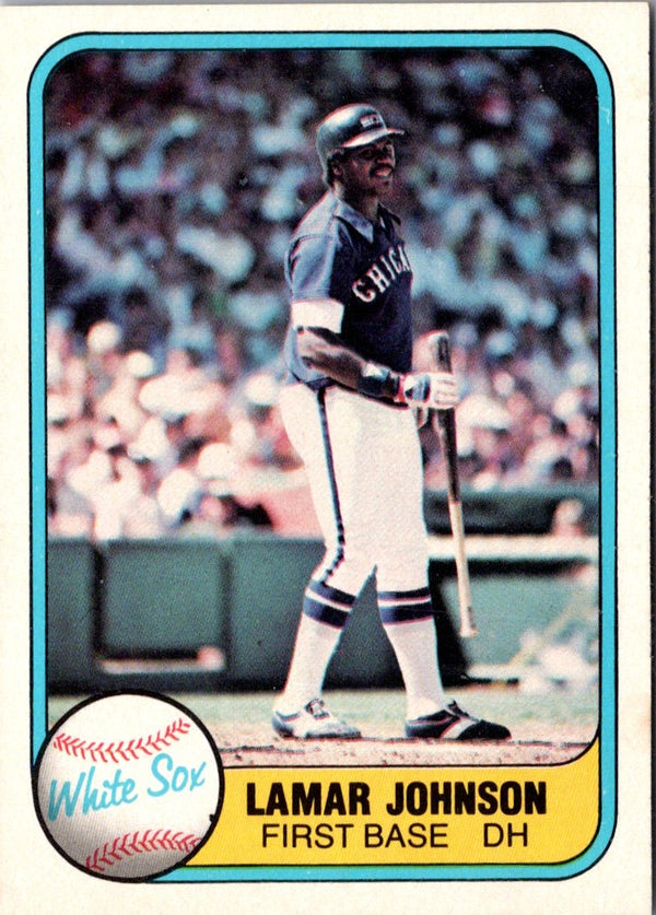 1981 Fleer Lamar Johnson #350