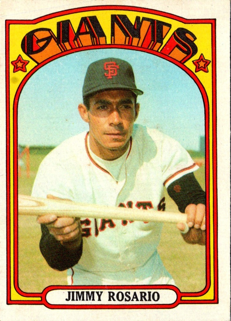 1972 Topps Jimmy Rosario