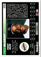 1992 Pinnacle Fred McGriff #112