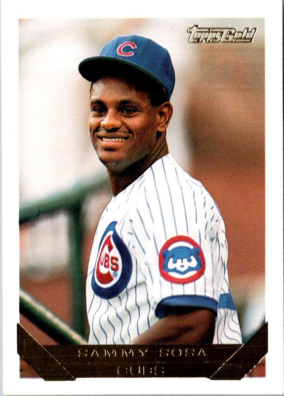 1993 Topps Gold Sammy Sosa #156