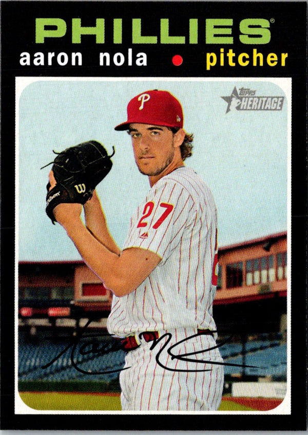 2020 Topps Heritage Aaron Nola #53