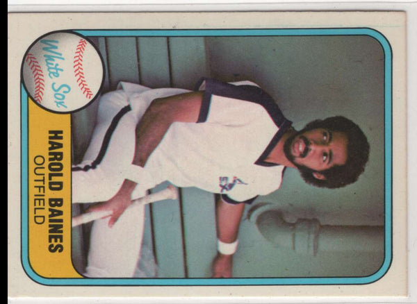 1981 Fleer Harold Baines #346 Rookie